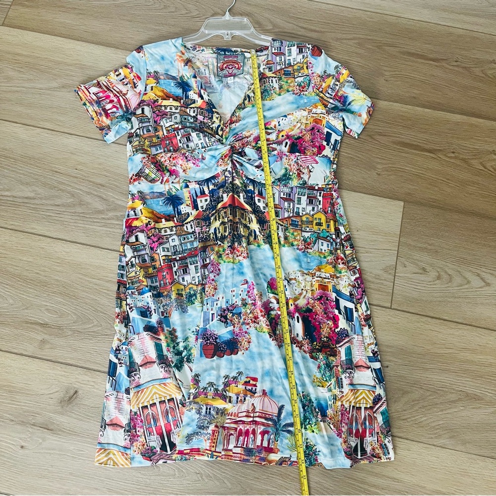 Johnny Was Janie Twist Front Swing Dress - Picture 8 of 10
